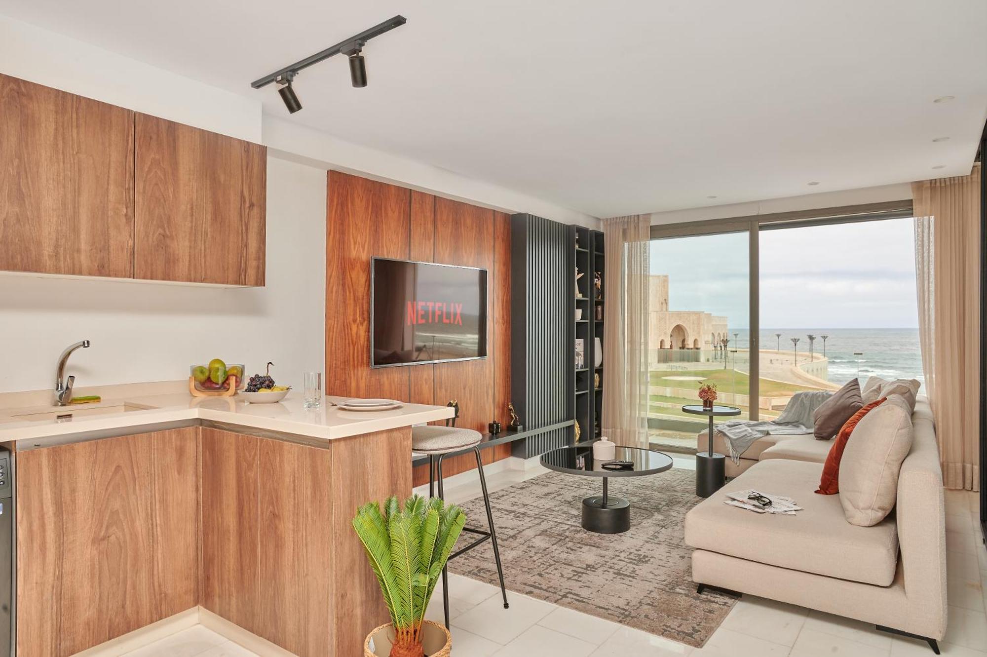 Apartment Sea View B14 - Mosquee Hassan II - By Thecasaedition Casa Blanca Exterior foto